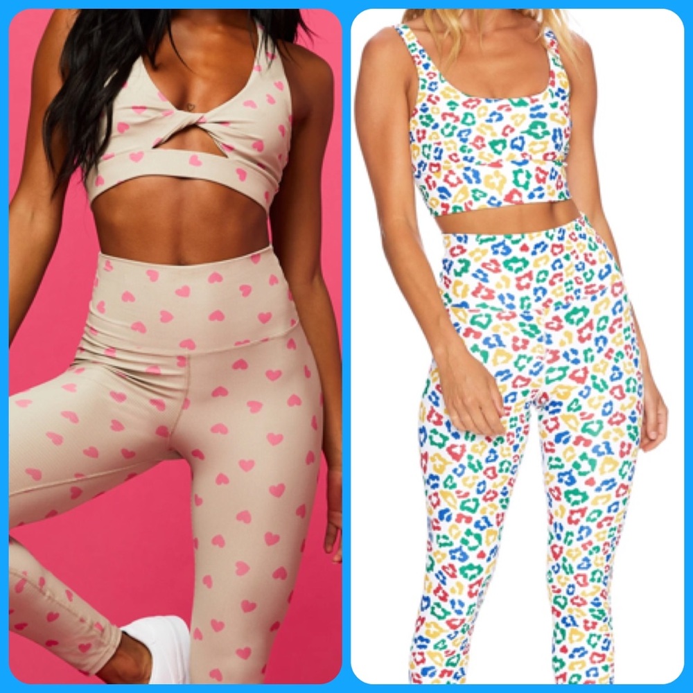 ISO beach riot sets pink hearts or color leopard